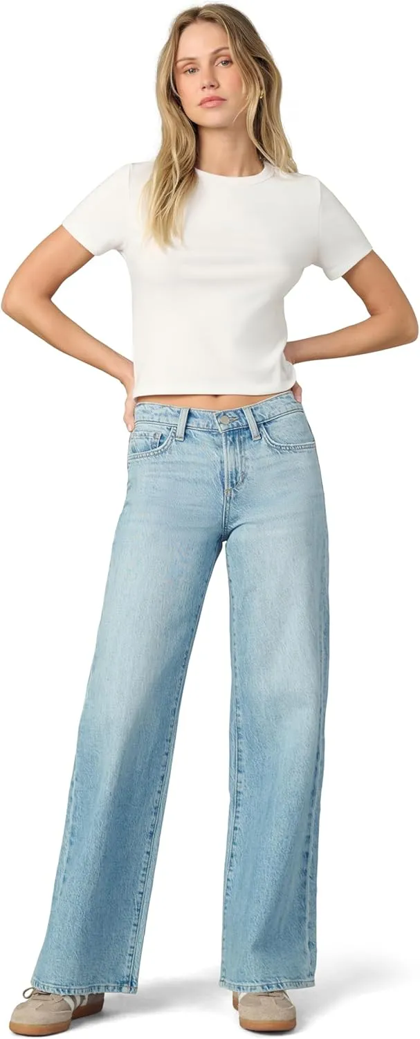 Joe's Women's Lou Low Rise Wide Leg Jeans