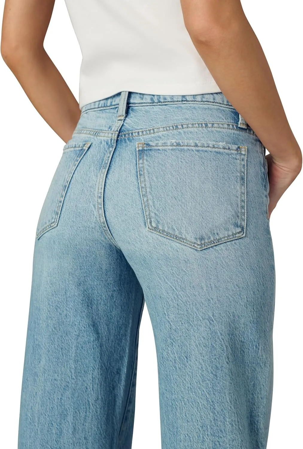 Joe's Women's Lou Low Rise Wide Leg Jeans