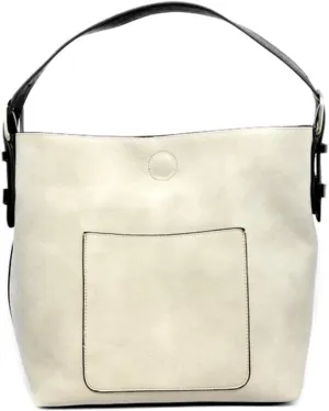 Joy Susan Womens Faux Leather: Hobo 2-in-1 Handbag