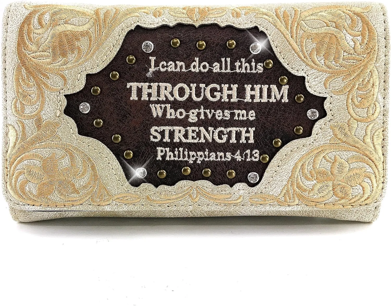 Justin West Through Him Who Gives Me Strength Philippians 4:13 Bible Verse Purse