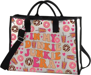 JXGZSO Donut Merch Coffee Lover Gift Coffee Lover Shopping Bag Gift For Her