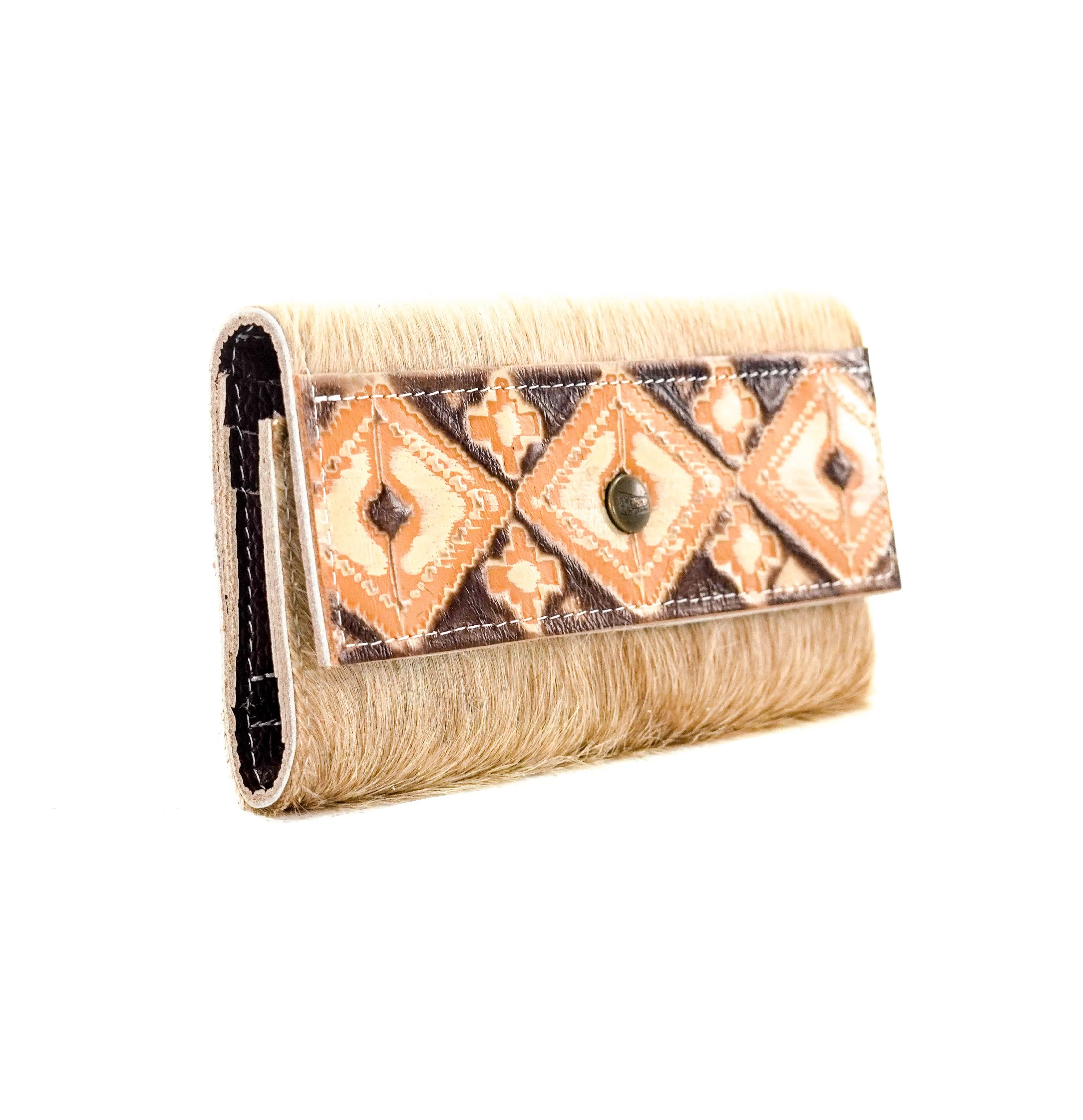 Kacey Wallet - Light Brindle w/ Apache Navajo