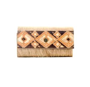 Kacey Wallet - Light Brindle w/ Apache Navajo