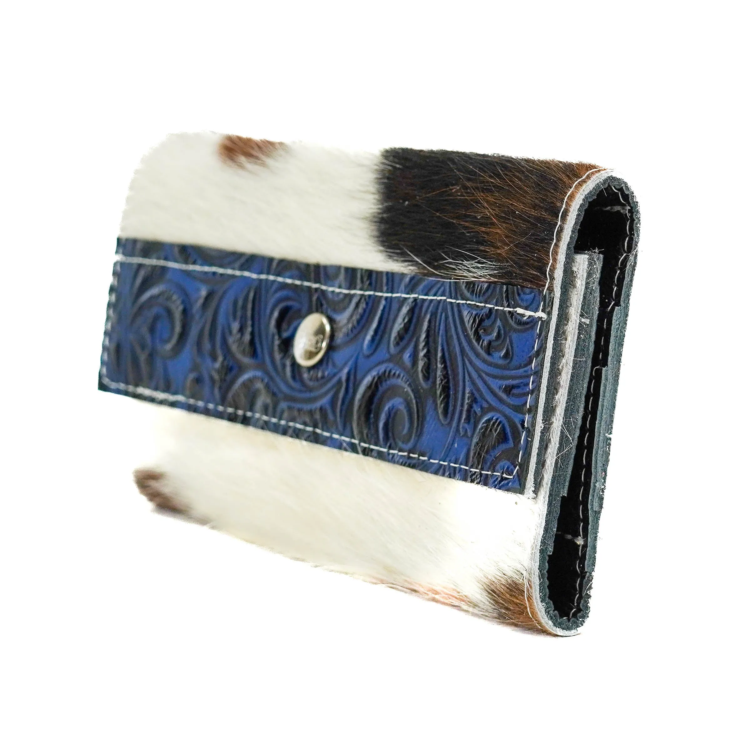 Kacey Wallet - Tricolor w/ Midnight Caracole