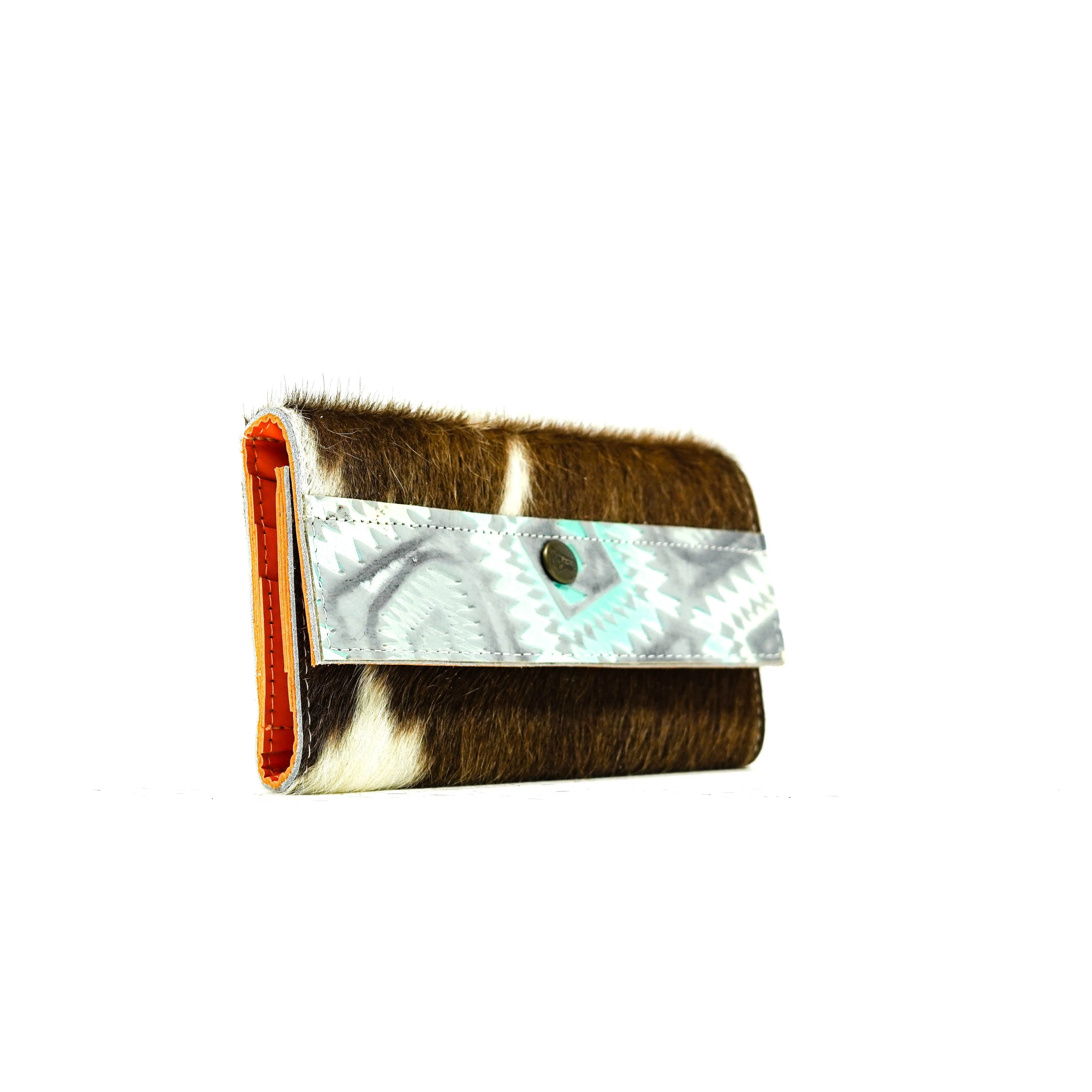 Kacey Wallet - Tricolor w/ Royston Aztec