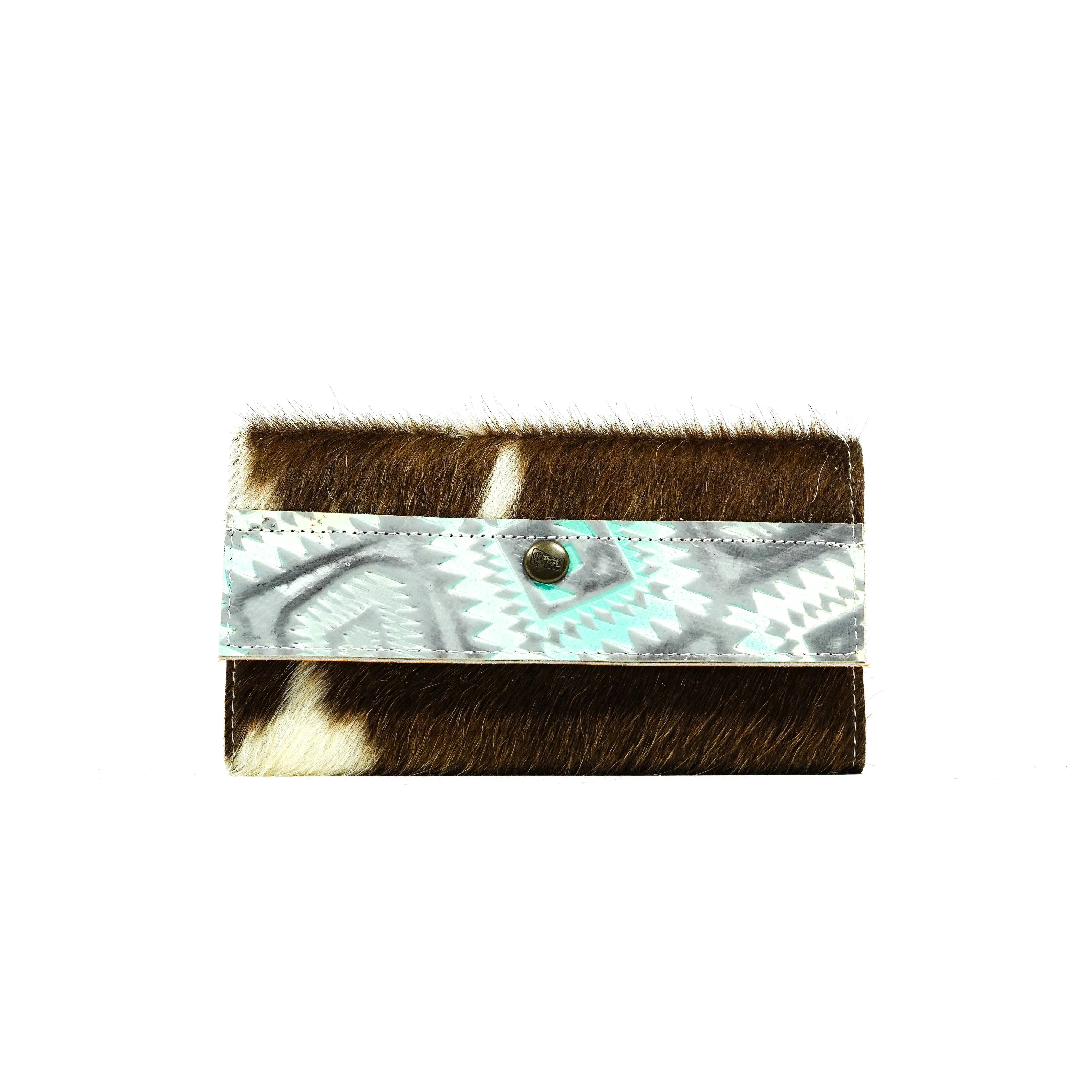 Kacey Wallet - Tricolor w/ Royston Aztec