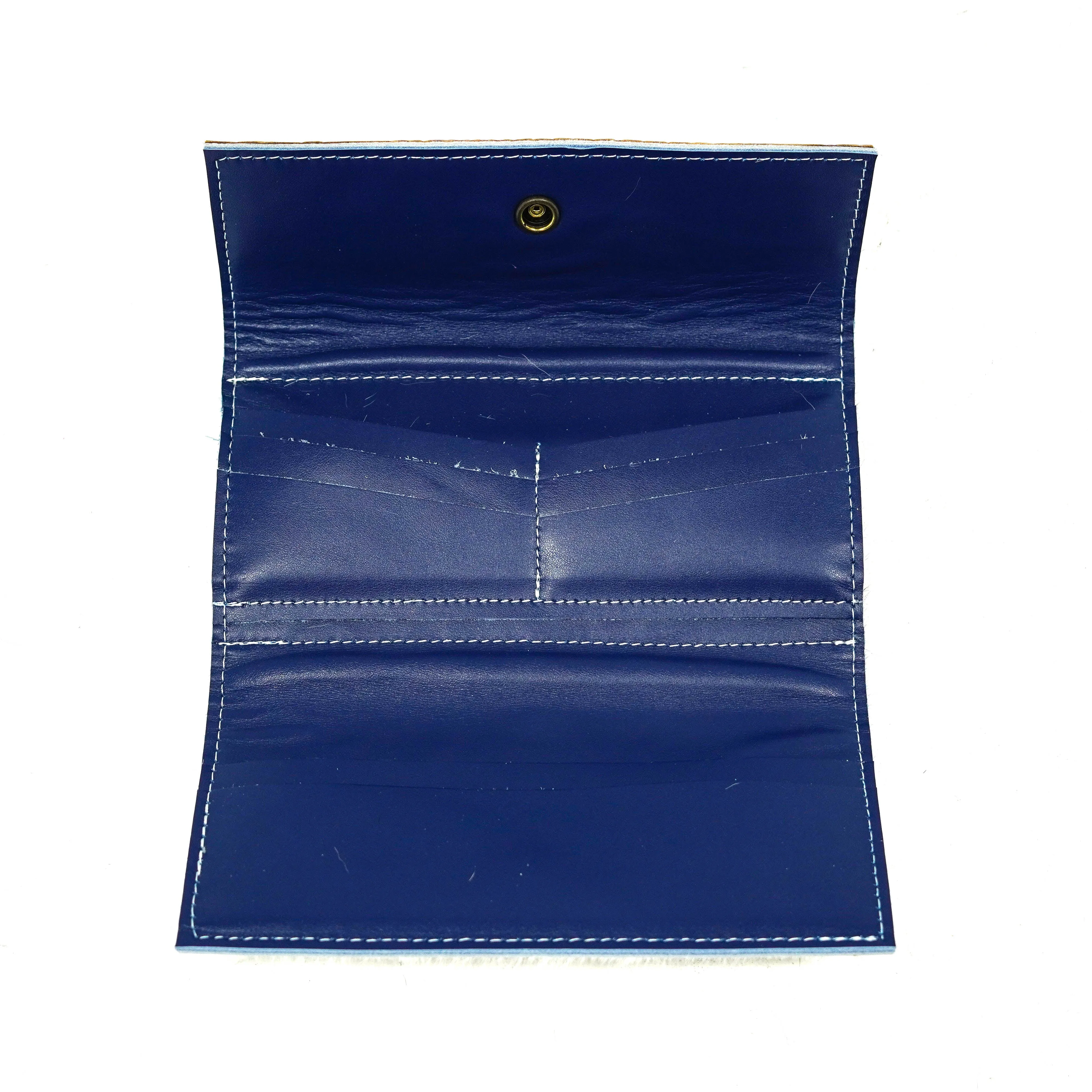 Kacey Wallet - Tricolor w/ Sea Glass Tool