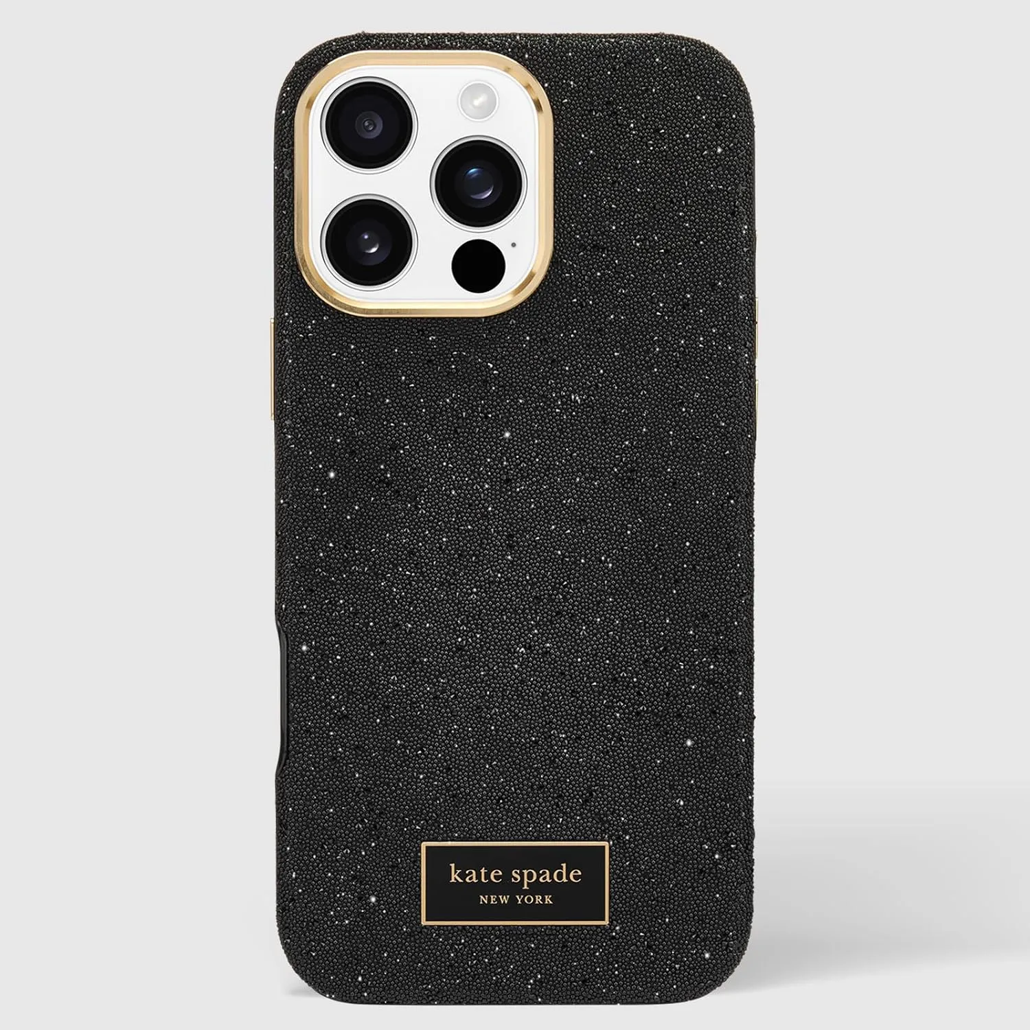 kate spade new york iPhone 16 Pro Max Case - Compatible with MagSafe - Designer Phone Case - Crystal Pave Nightfall
