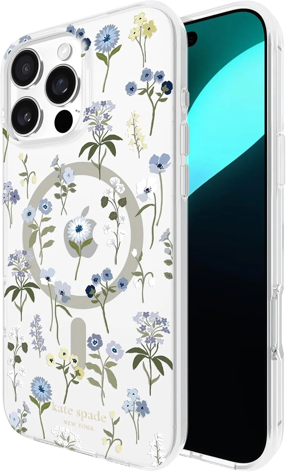 kate spade new york iPhone 16 Pro Max Case - Compatible with MagSafe - Designer Phone Case - Precious Bloom