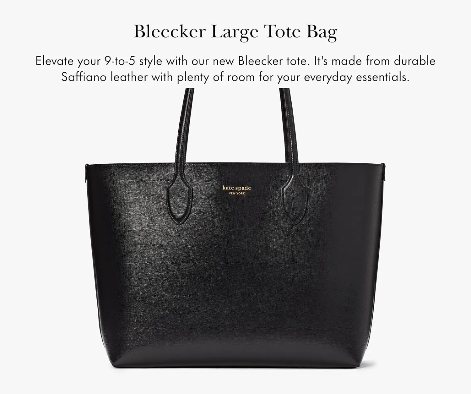 kate spade new york Women's Bleecker Saffiano Leather Large Tote