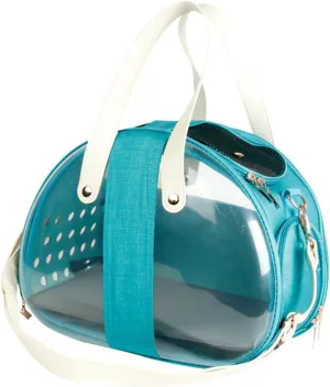 KESYOO Portable Cat Capsule Carrier Bag Durable Outdoor Cat Container Single Shoulder Design Blue Comfortable and Easy to Use Pet Supplies for Travel and Adventures