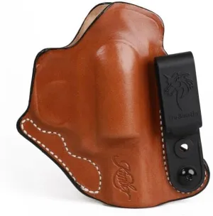 Kimber K6 s Flex-Tuck IWB RH Tan Holster by Desantis, Tuckable Appendix or Cross Draw, Polymer 'C' Clip (4100965)