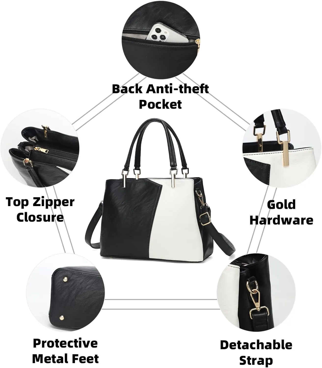 KouLi Buir Hobo, PU Leather Purses and Handbags - Shoulder, Crossbody, Top Handle, Tote Bags for Women