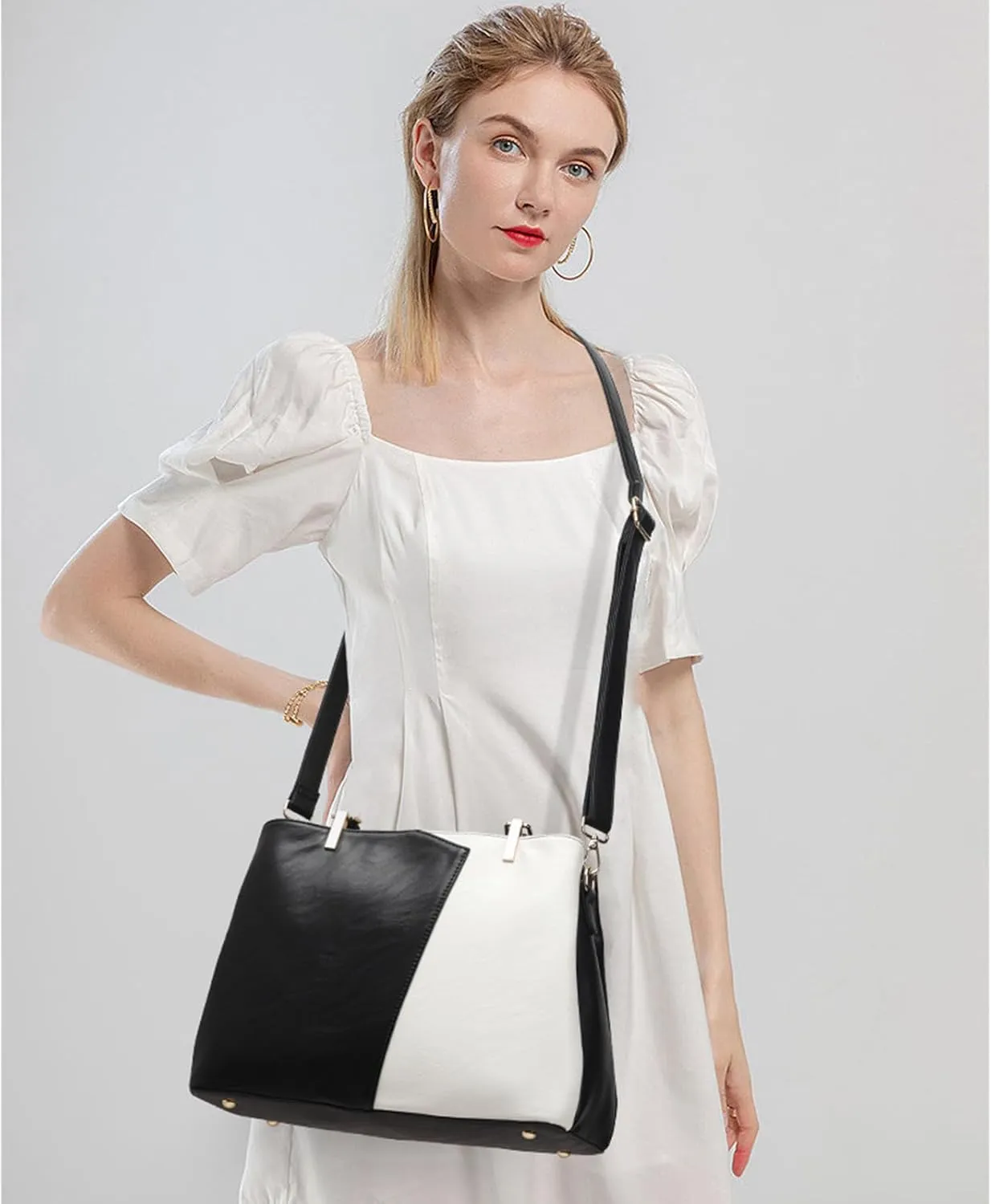 KouLi Buir Hobo, PU Leather Purses and Handbags - Shoulder, Crossbody, Top Handle, Tote Bags for Women