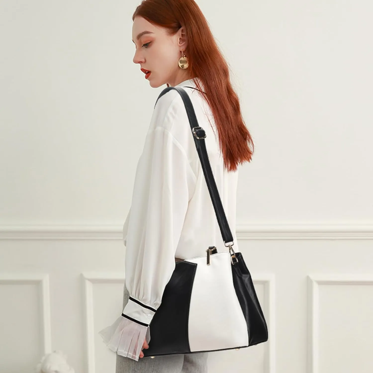 KouLi Buir Hobo, PU Leather Purses and Handbags - Shoulder, Crossbody, Top Handle, Tote Bags for Women