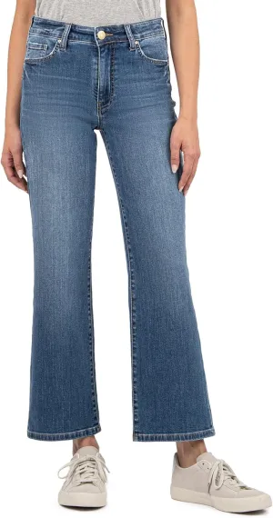 KUT from the Kloth Women's Petite Charlotte High-Rise Wide Leg with Regular Hem in Healthy