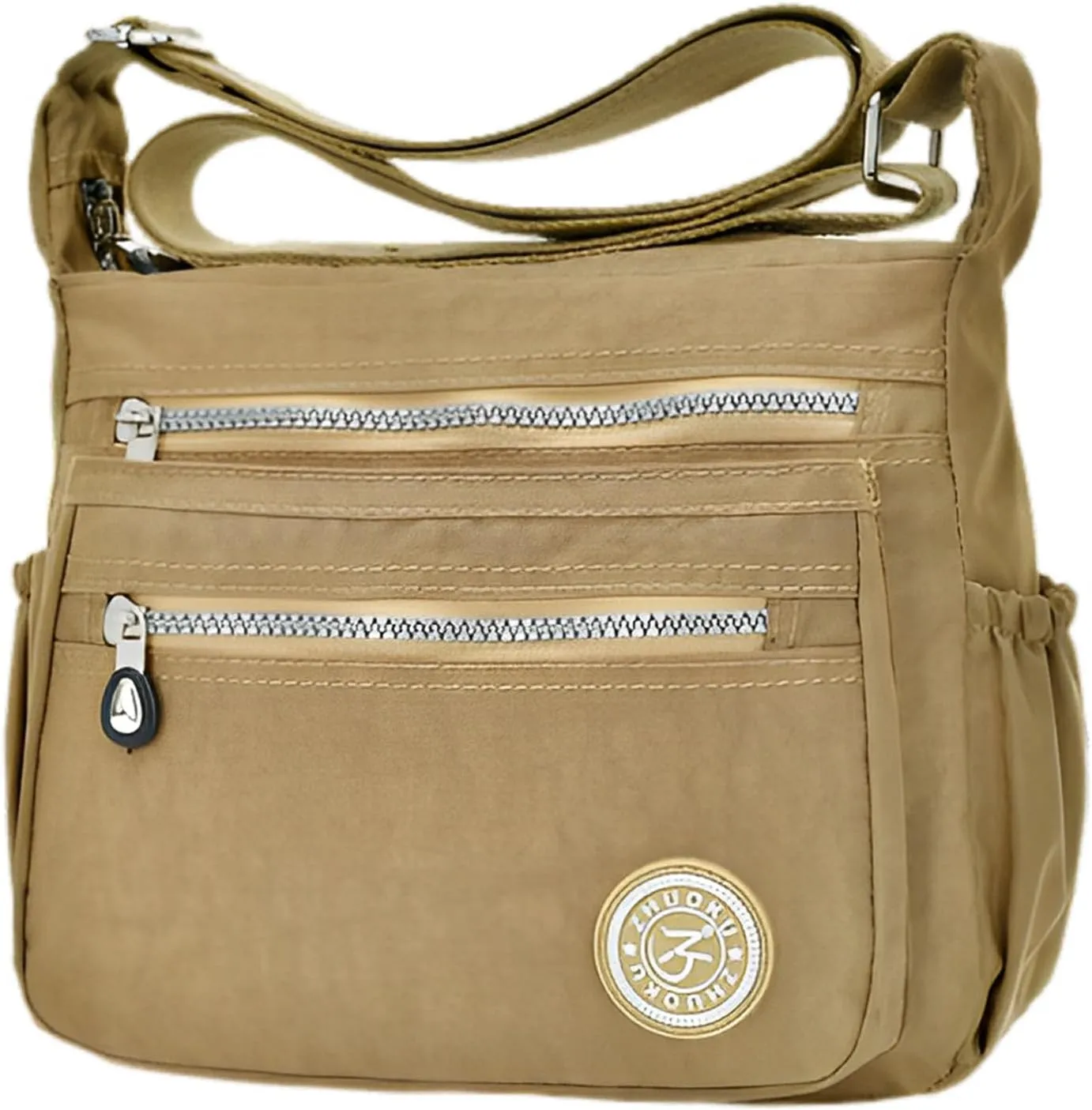 KXF Women's Waterproof Nylon Casual Crossbody Shoulder Messenger Bag Travel Purse Handbag with Multi Pocket