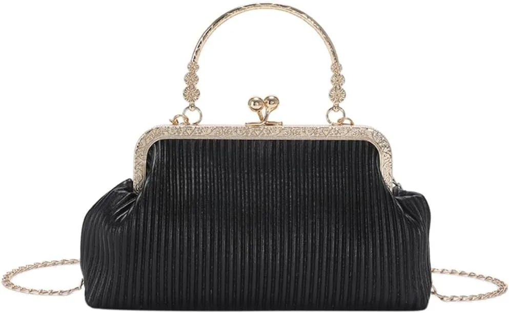 Ladies Stylish Soft PU Leather Handbag with Top Handle Chain Crossbody Shoulder Bag for Daily Use and Special Occasion