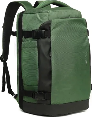 Laptop Backpack for Men Large Travel Backpack for Women, 40L Business Waterproof Luggage Backpack for Travel, Carry-on Backpack for Airplanes Lightweight Daypack Fits 17 Inch Laptop (Green)
