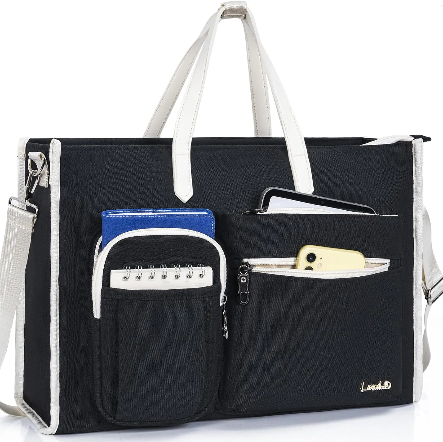 Laptop Bag for Women 15.6 inch Work, Nurse Bag Teacher Tote Bag Professional Laptop Tote, Large Purse Handbag