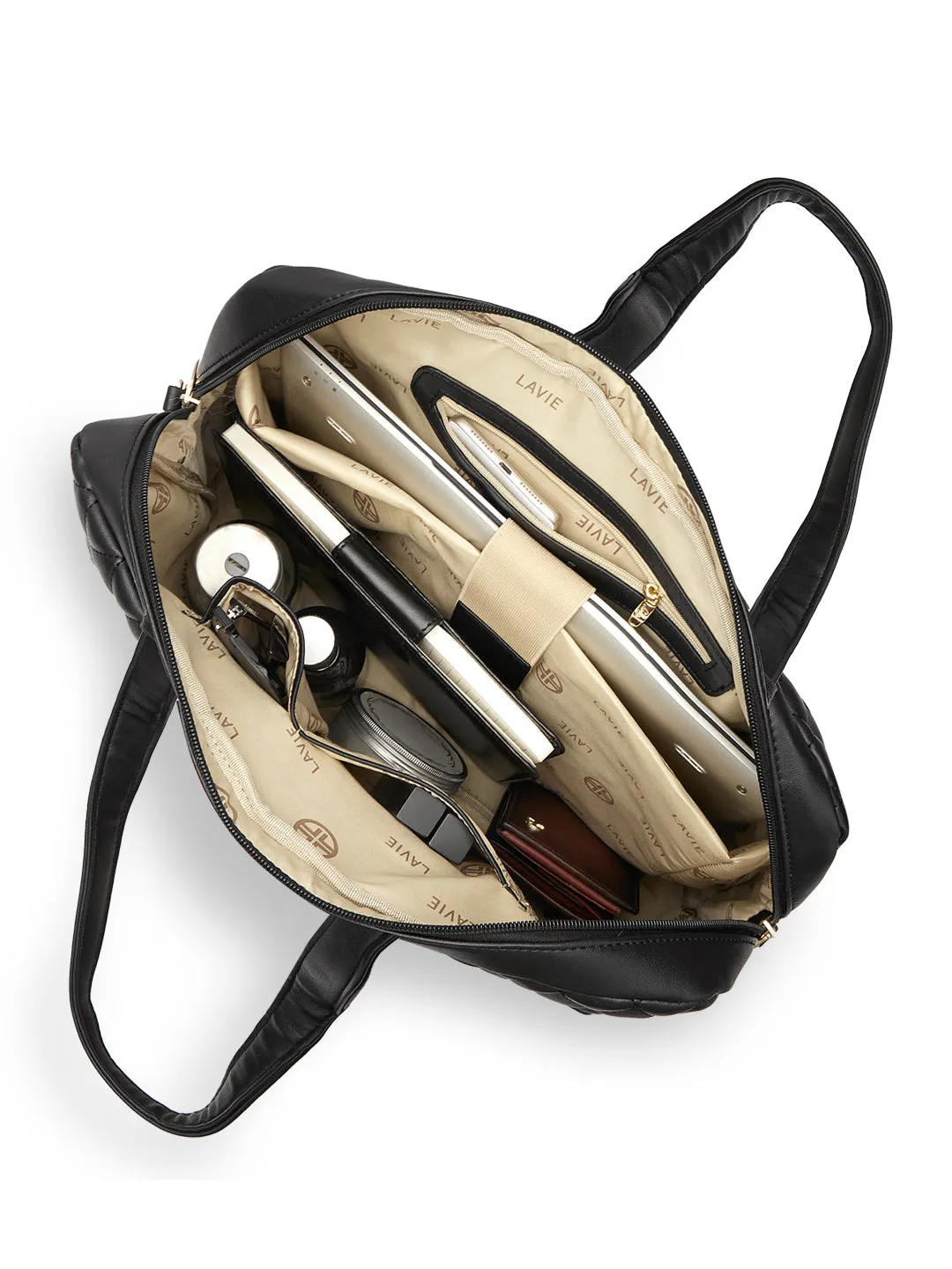 Lavie Signature Arizona Large Tan Womens Laptop Bag