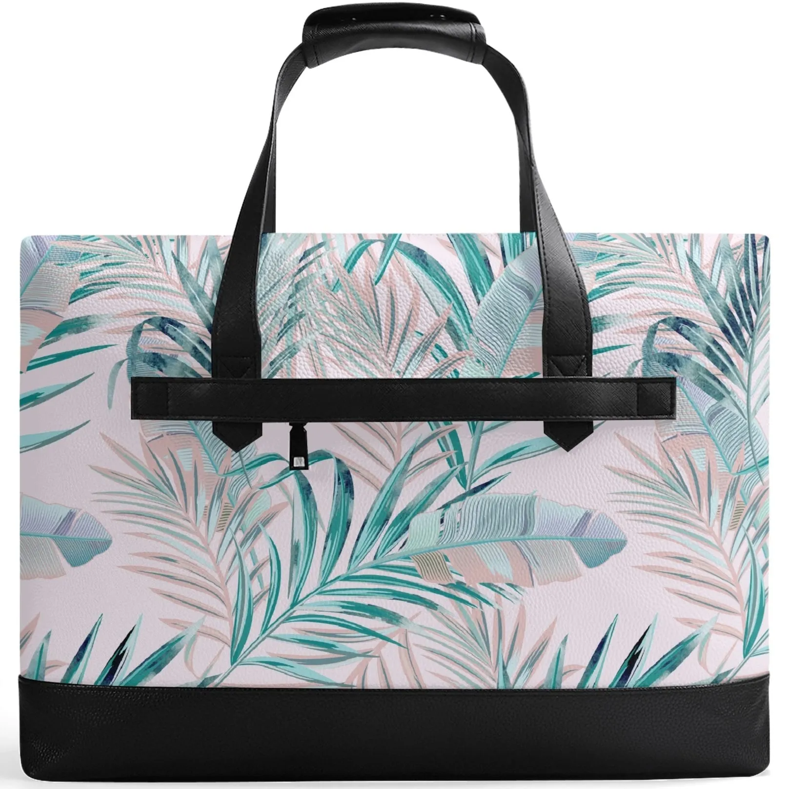 Leaf It to Style | Faux Leather Briefcase | Business Laptop Bag – Classic, Durable, Water-Resistant