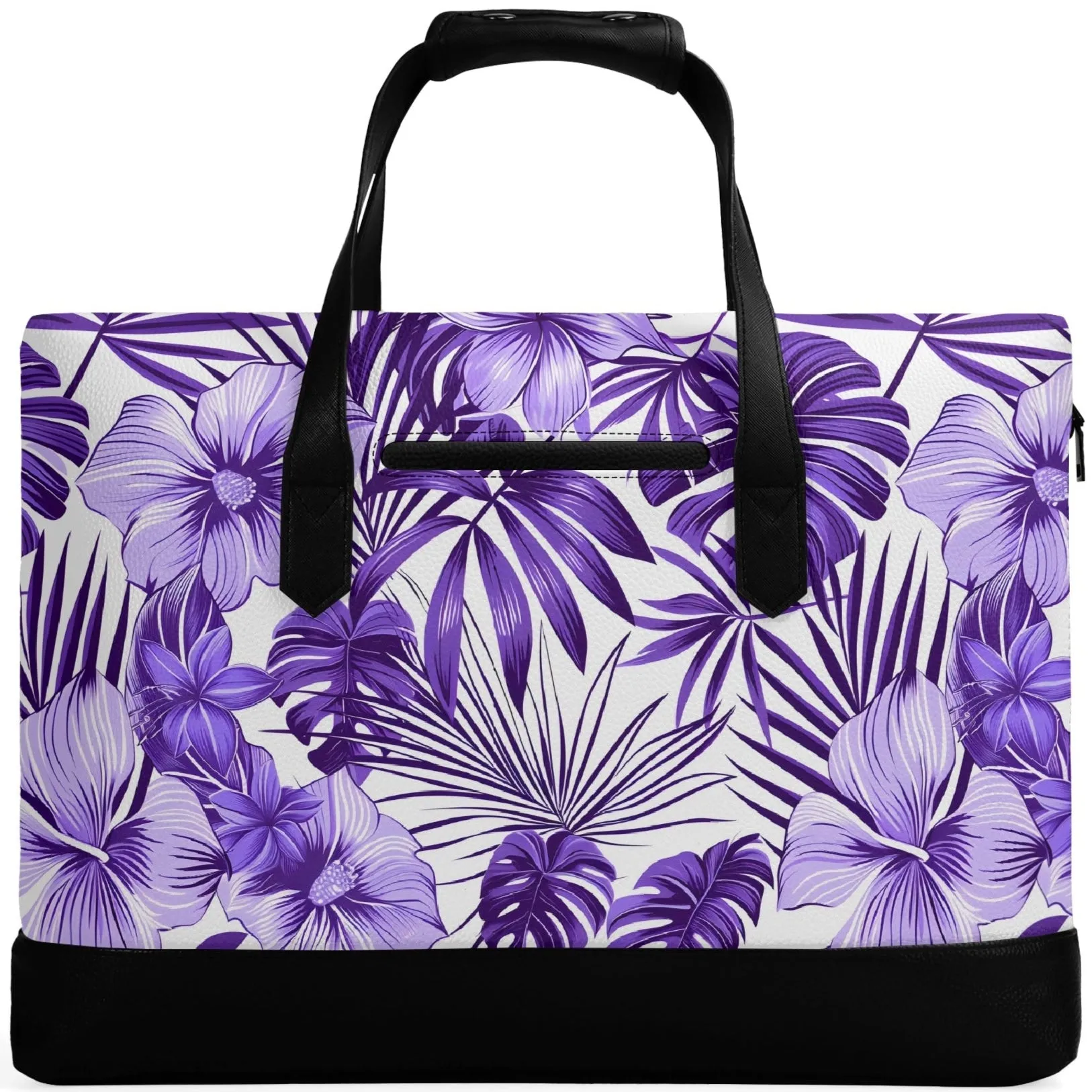 Leaf It to Style | Faux Leather Briefcase | Business Laptop Bag – Classic, Durable, Water-Resistant