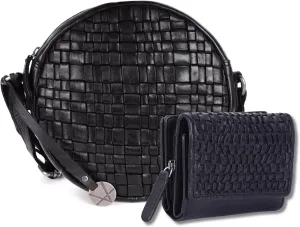 Leather Crossbody bag & Wallets for Women, Small Wallet for Ladies Zipper Coin Purse