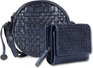 Leather Crossbody bag & Wallets for Women, Small Wallet for Ladies Zipper Coin Purse