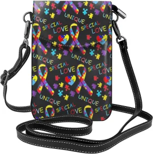 Leather Small Crossbody Bags for Women Cell Phone Bag Cross Body Purses