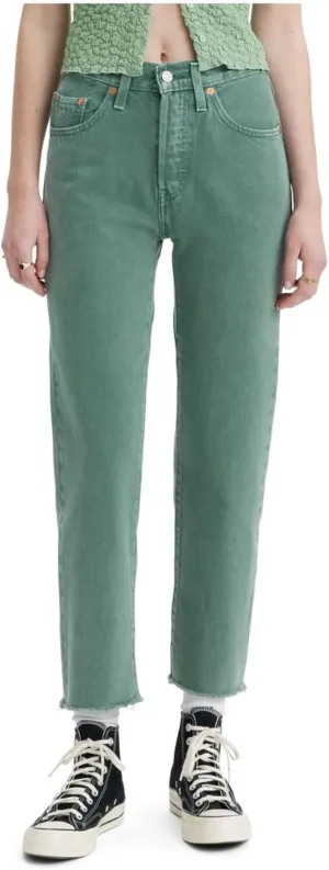Levi's® Premium 501 Crop Misty Silver Pine 23 26