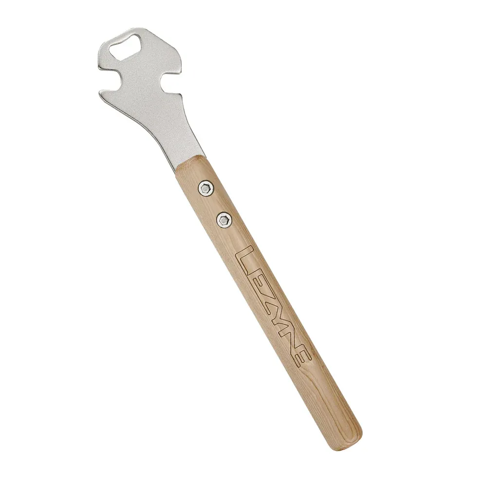 Lezyne Classic Pedal Rod Nickel/Wood