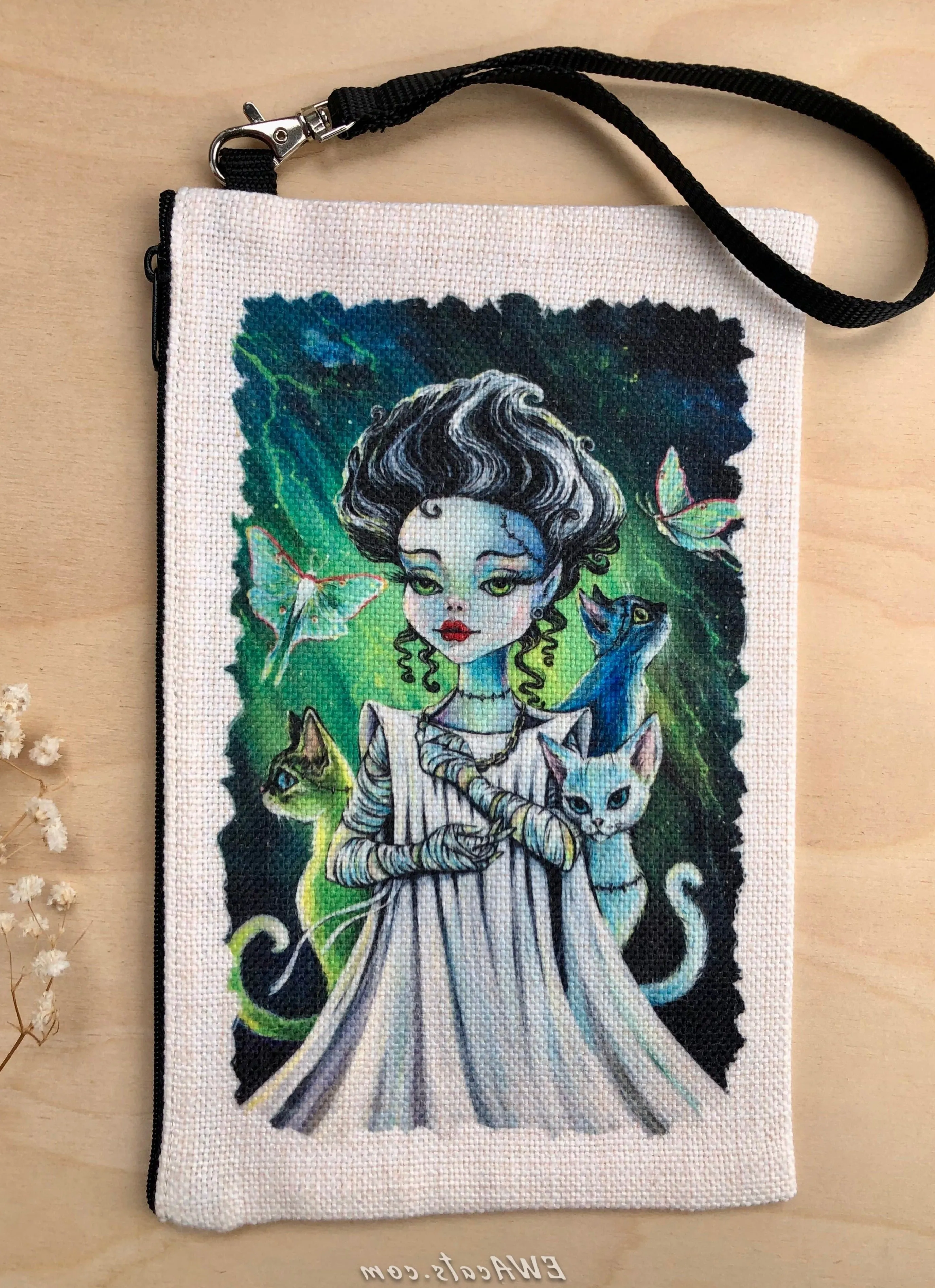 Linen Wallet "Bride of Frankenstein"
