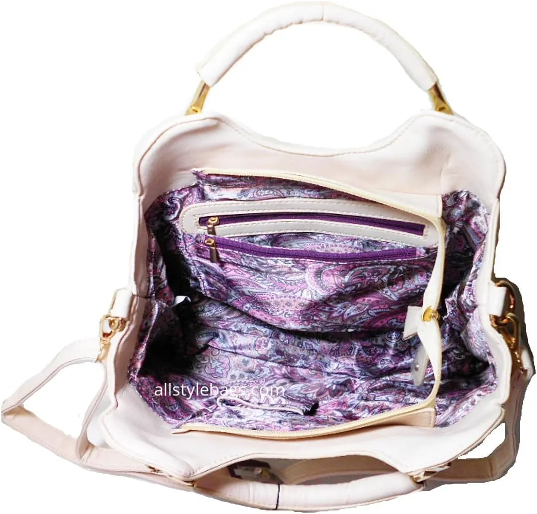 LOEM Designer inspire bling Rhinestone Shoulder bag handbag pebbled purse