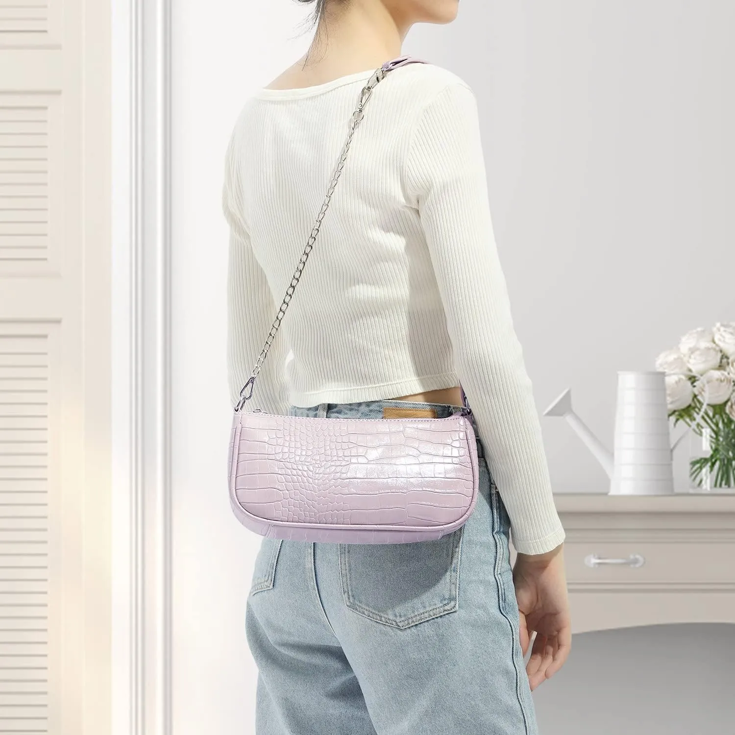 Loiral Small Purse for Women, Retro Classic Tote HandBag Shoulder Bags Clutch Purse