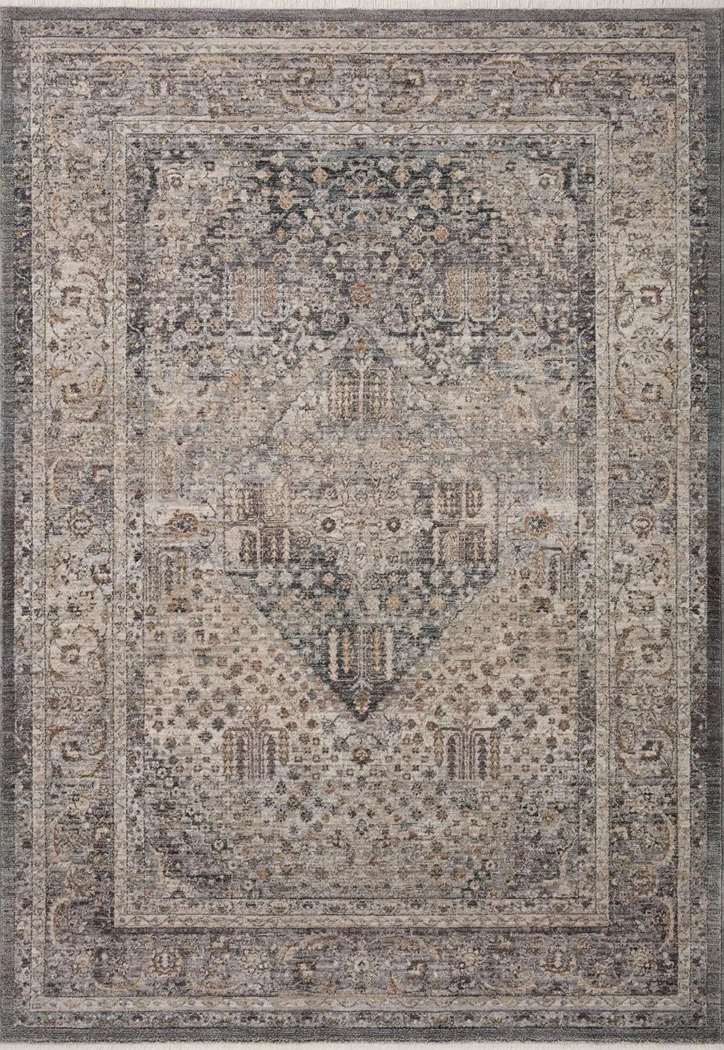 Loloi Lyra Denim/Pebble 2'-7" x 10'-0" Runner Rug