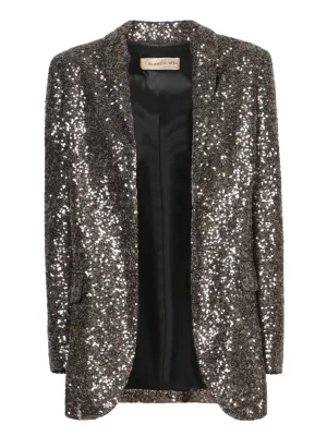 Long Sequined Jacket