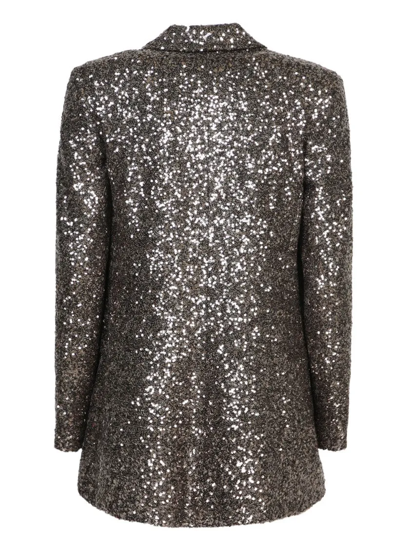 Long Sequined Jacket