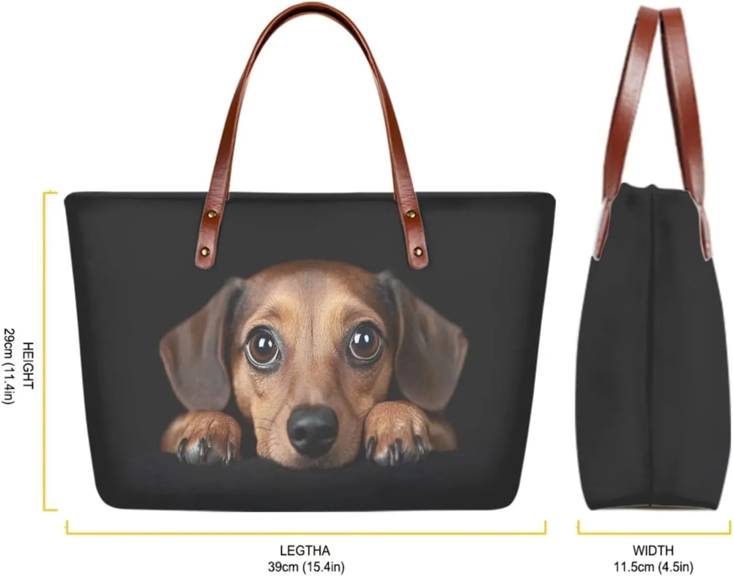 Lotusorchid 2 Pcs Top Handle Bags for Women, Large Tote Shoulder Bag Satchel Handbag with Matching Wallet Gift for Mom Wife