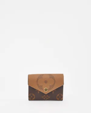Louis Vuitton Brown Giant Reverse Monogram Canvas Zoé Wallet