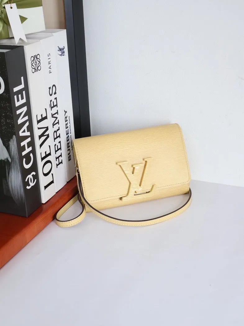 Louis Vuitton EPI Leather Bag #8E Yellow Crossbody