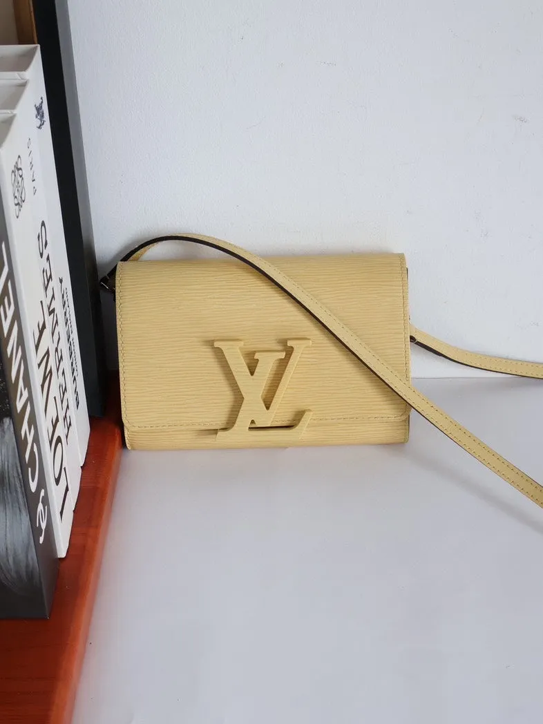 Louis Vuitton EPI Leather Bag #8E Yellow Crossbody