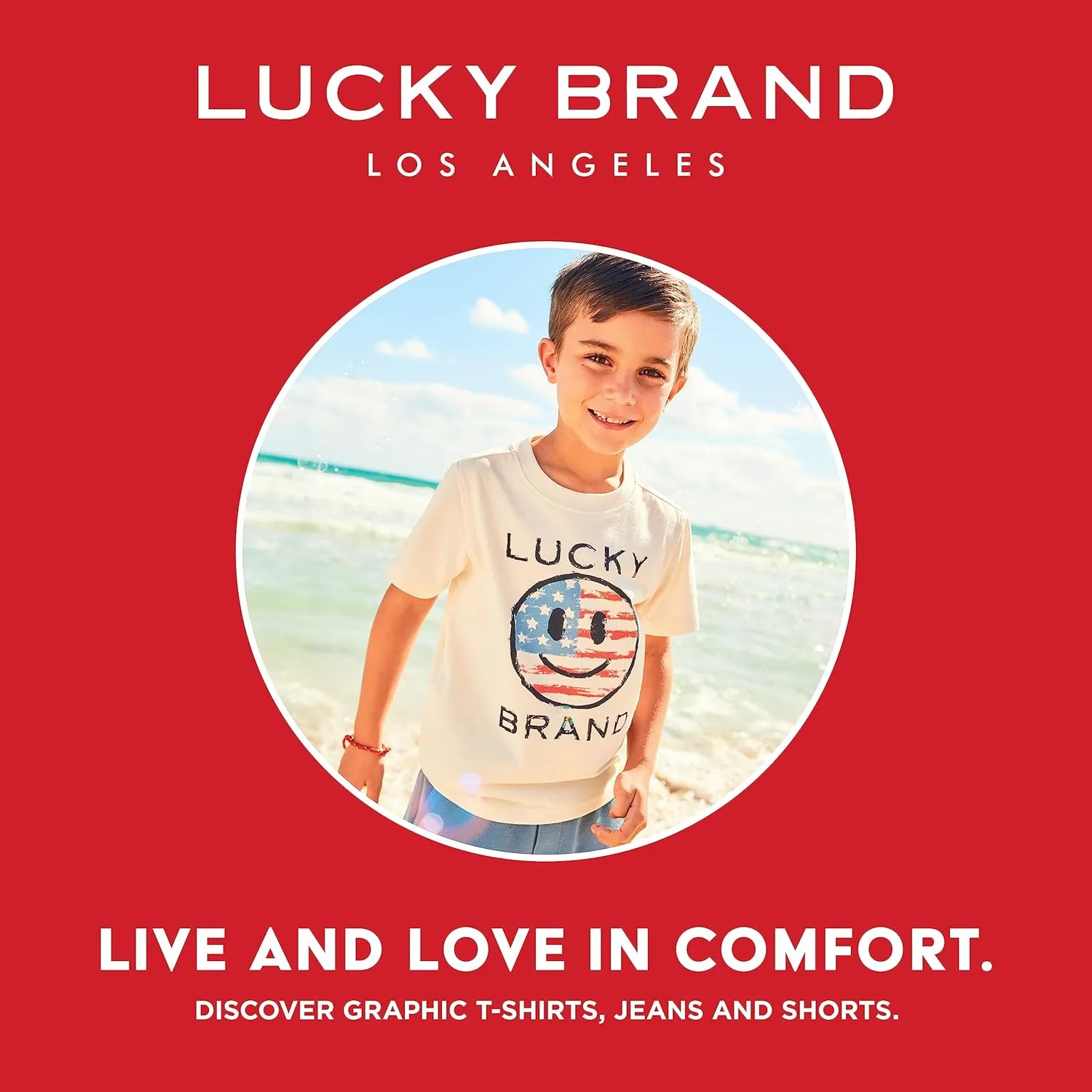 Lucky Brand Boys' Skinny Fit Stretch Denim Jean 5Pocket Style Zipper Fly & Button Closure