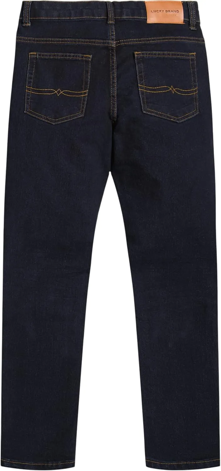 Lucky Brand Boys' Skinny Fit Stretch Denim Jean 5Pocket Style Zipper Fly & Button Closure