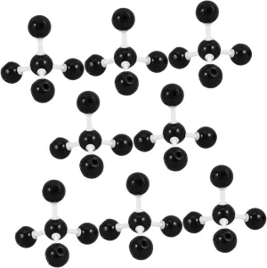 Luxshiny 1 Set Molecular Structure Model Kit Carbon Structure Assembly Educational Tool for Chemistry Teaching for Students and Laboratories Molecular Model Components