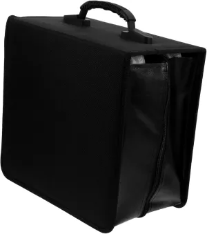 Luxshiny Compact CD Organizer Case with Handle Storage for Discs Scratch Resistant Versatile Design for Travel Car Use Sturdy Dvd Holder