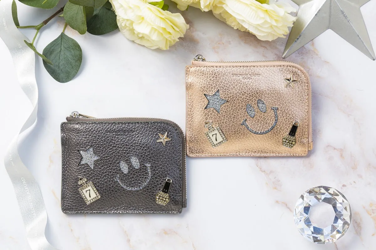 Luxuce L-shaped zipper Micro Multi Wallet 1561