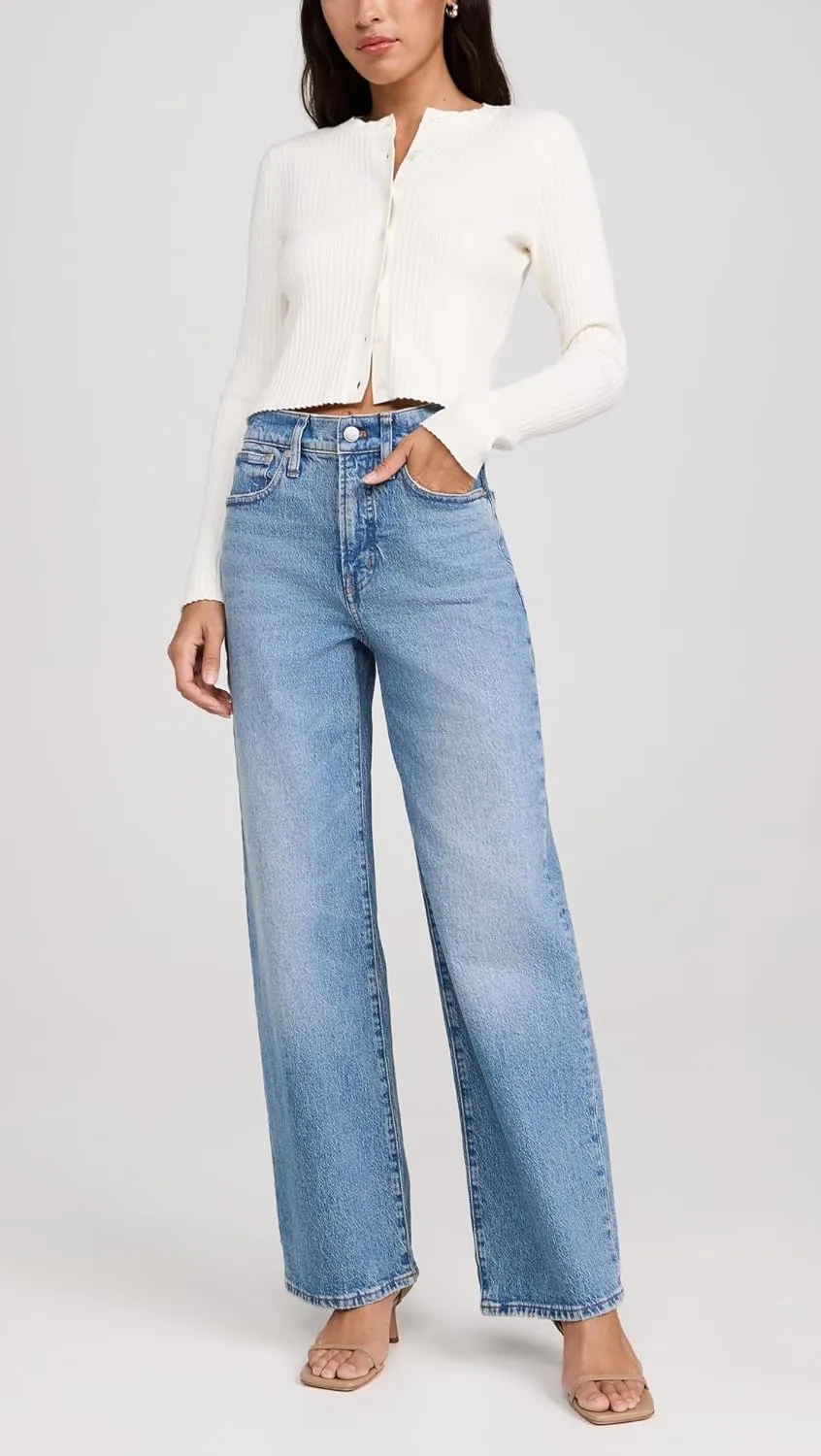 Madewell Women's The Perfect Vintage Wide Leg Jeans