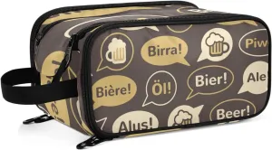 Makeup Bag Travel Toiletry bag Speech Bubbles Hanging Large Capacity Cosmetic Bags Make Up Bag Organizer for Women Men