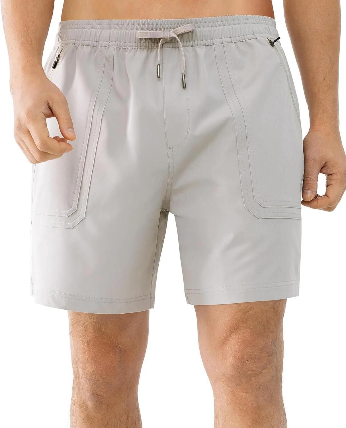 Men's 7" Quick Dry Stretch Hiking Shorts for Running Fishing and Outdoor Adventure with Multi Pockets